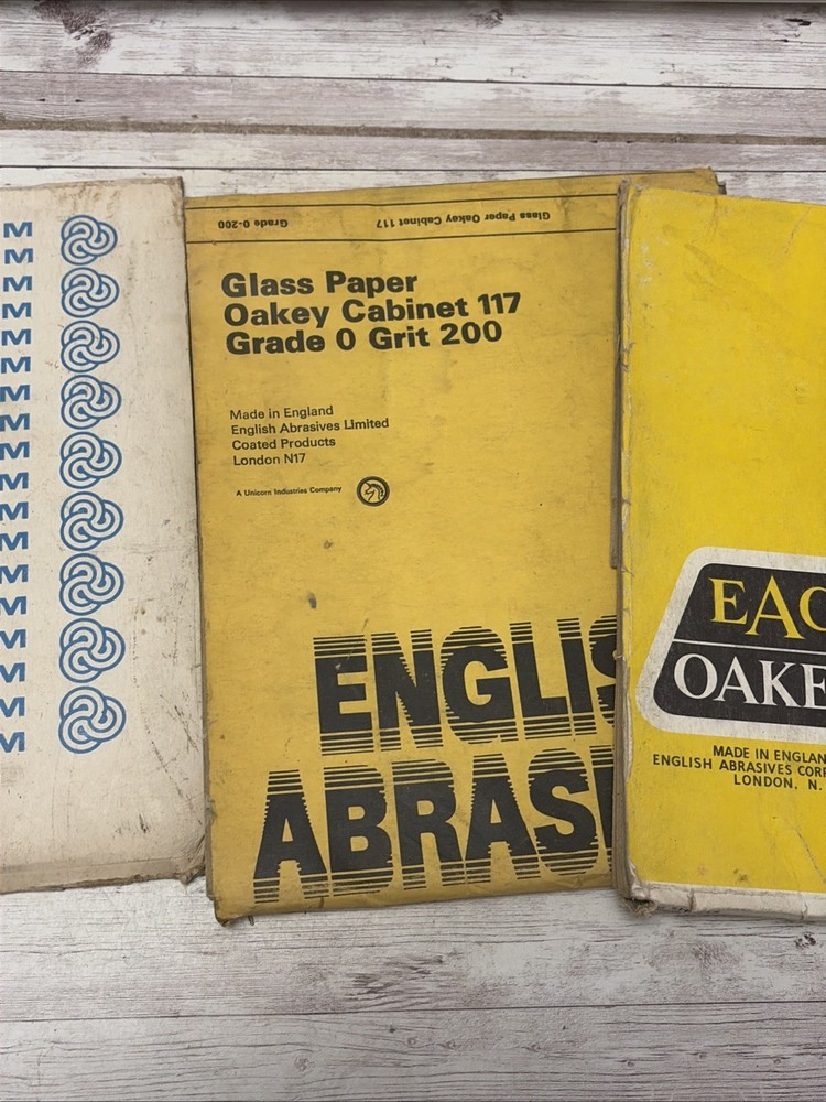 Vintage Glass Cabinet Sandpaper