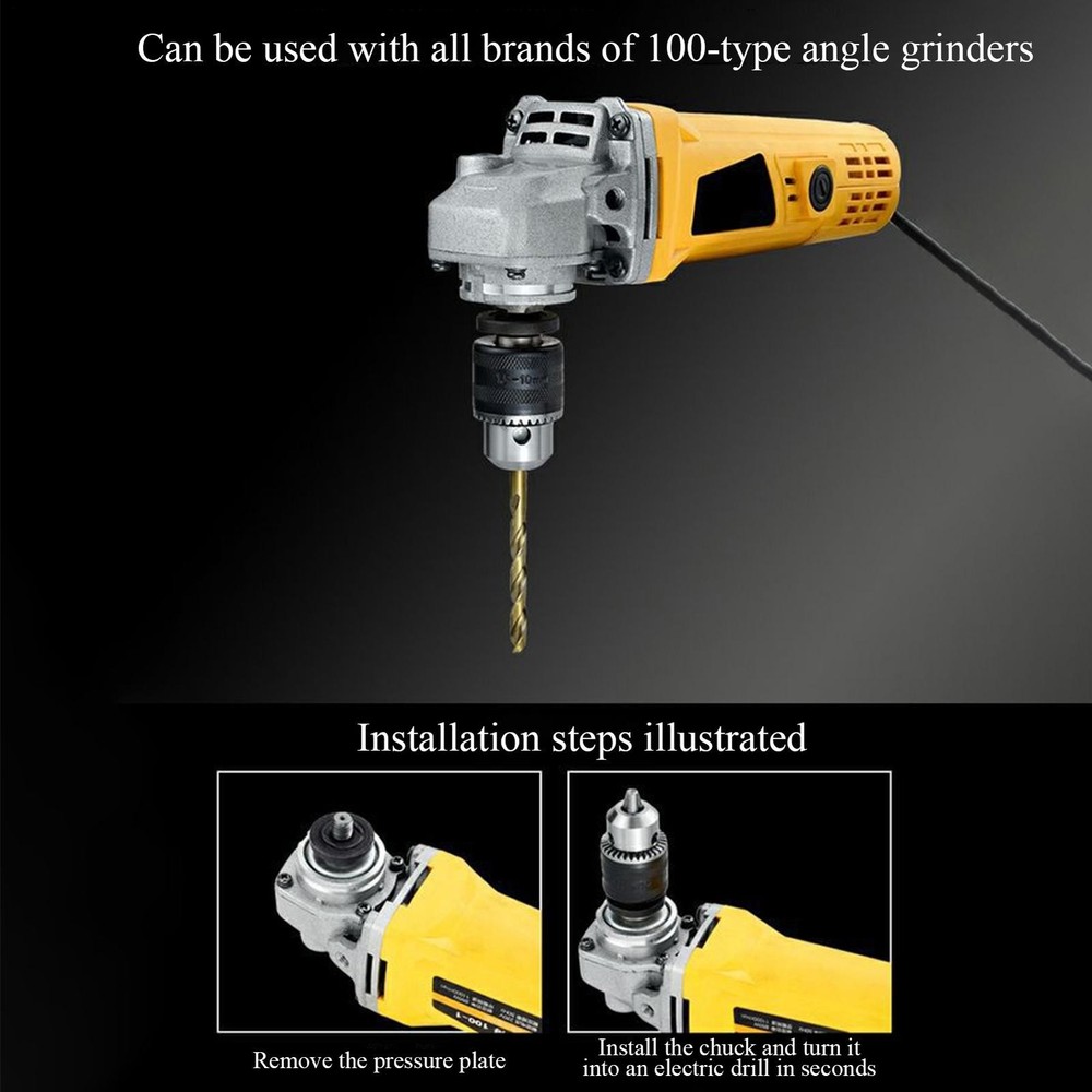 Angle Grinder Conversion Head Quick Change Shank Electric Drill