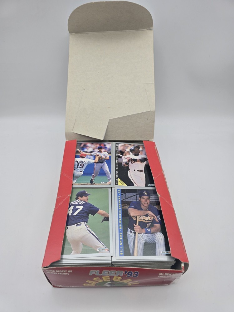 1993 Fleer Baseball Card Box Opened Series 2