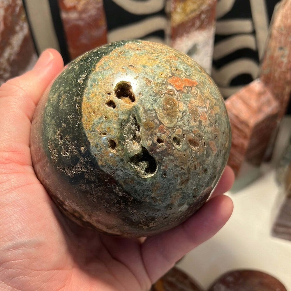 Ocean Jasper Sphere A