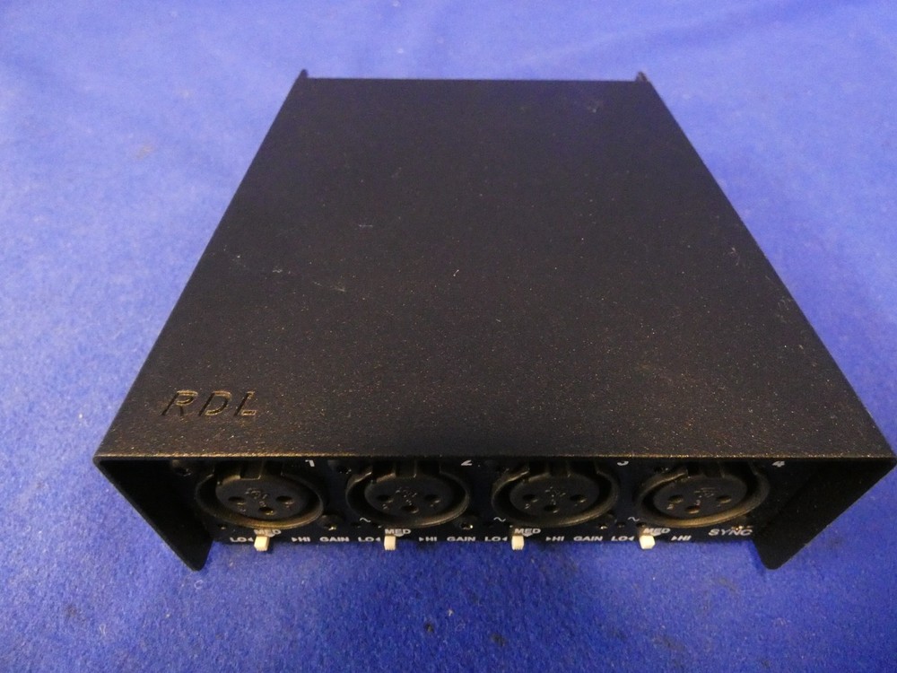 RDL SF-XMN4 Microphone to Network Interface w/ Dante PoE, 4 Input