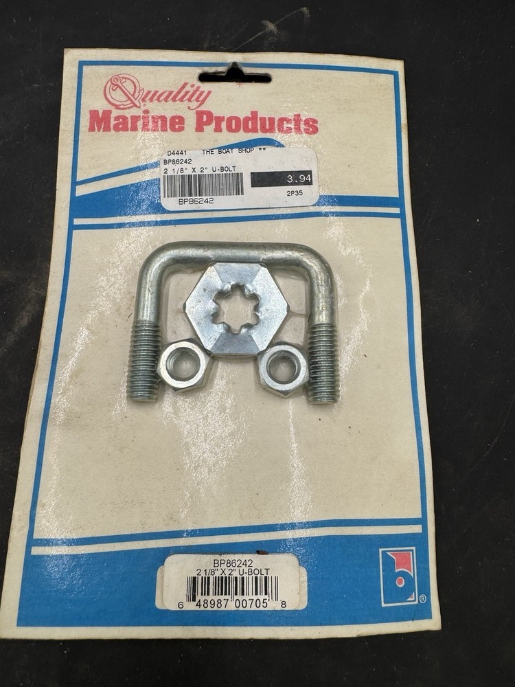 U-Bolt BP86242 Marine Tie Down Galvanized