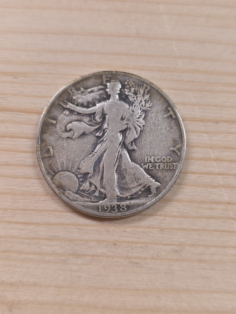 1938 Walking Liberty Half Dollar