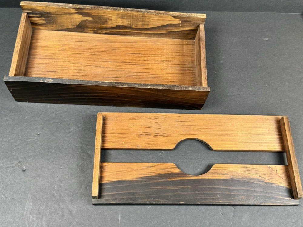 Wood & Copper Decorative Tissue Box Cover