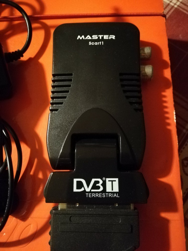 MASTER Scart1 DVBT - Digital Earth Decoder without Remote Control - Black