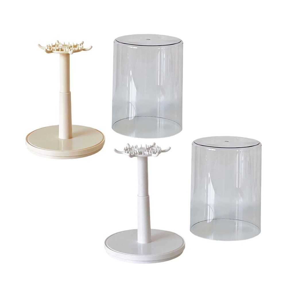 Rotating Clear Display Case Display Rack Multifunctional Container Show Case