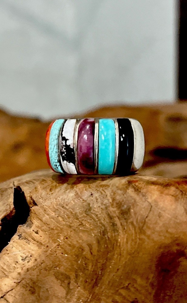 Sanel Sterling Silver Multi Stone Ring