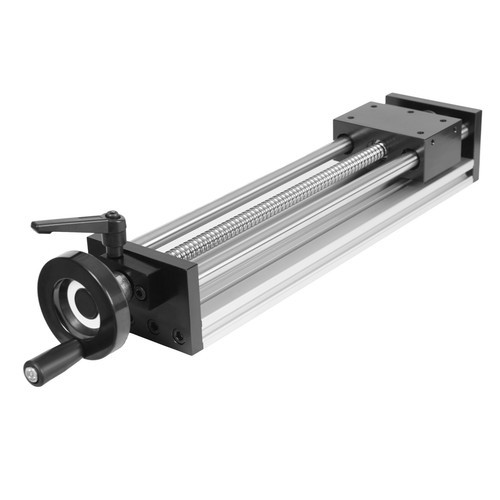 250mm Manual Sliding Table Linear Rail Guide with Dual Optical Axis Design