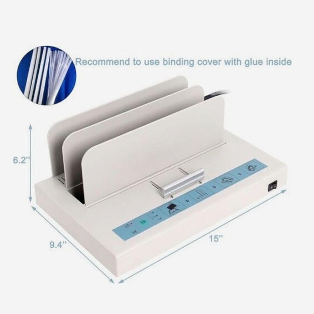 220V Hot Melt Thermal Binding Machine Electric Book Binder