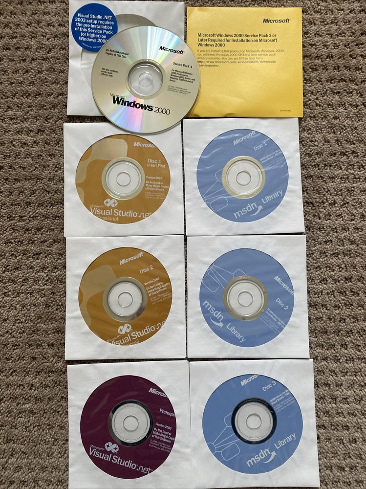 Microsoft Visual Studio .NET Professional 2003 Upgrade 1 User with Prod Key