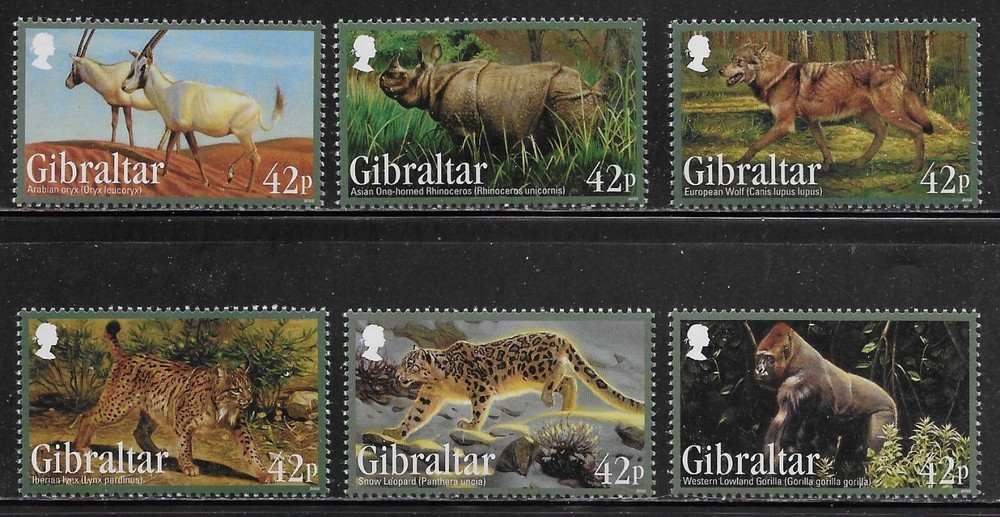 Gibraltar Scott #'s 1353 - 1358 MNH