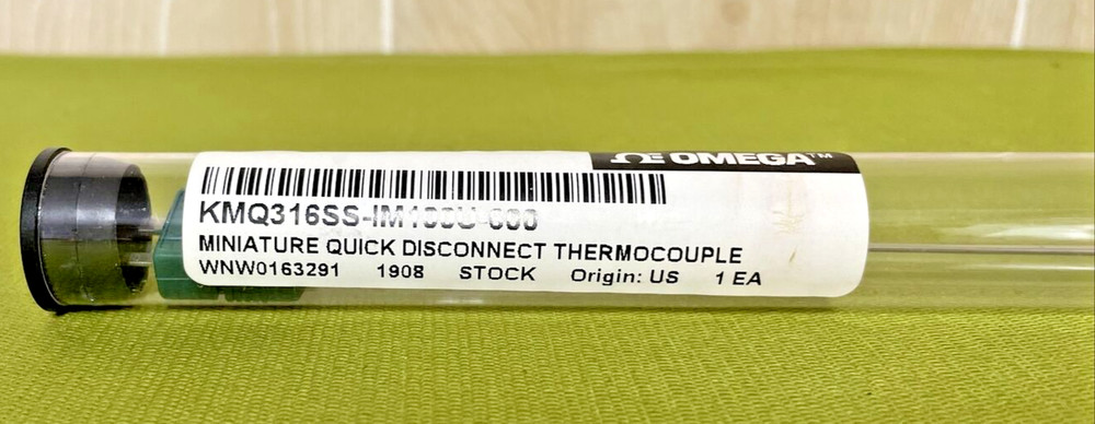 KMQ316SS-IM100U-600 Mini Quick Disconnect Thermocouple