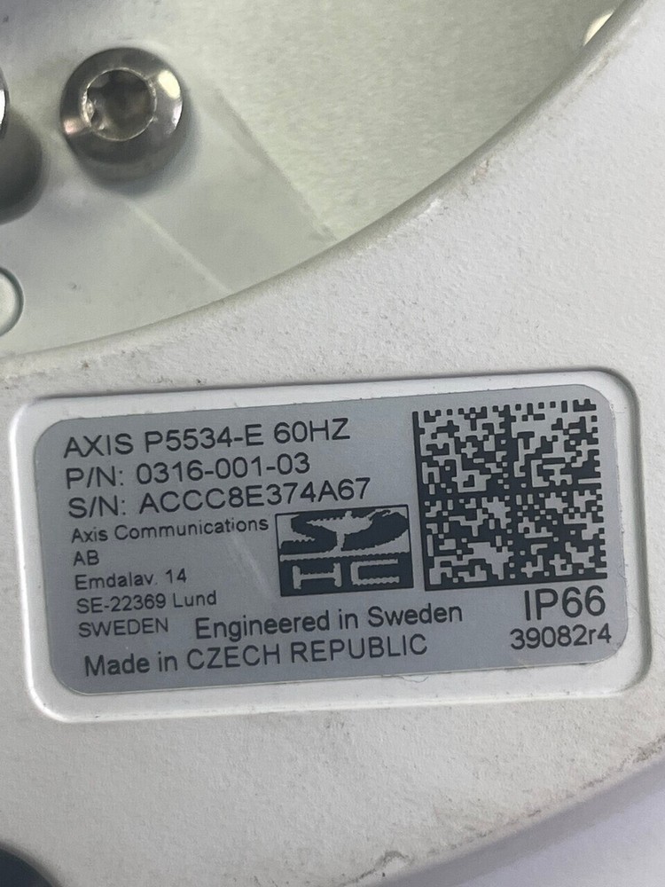 AXIS P5534-E 60 Hz Camera (0316-001-03)
