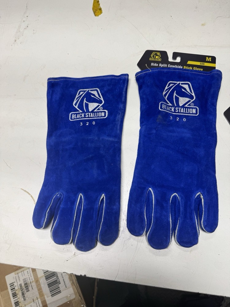 Black Stallion 320 CushionCore Split Cowhide Stick Welding Gloves X-Large