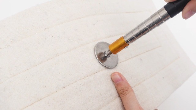 Wool Fireplace Draft Stopper with Adjustable Pole - Chimney Flue Seal Tool 35x13