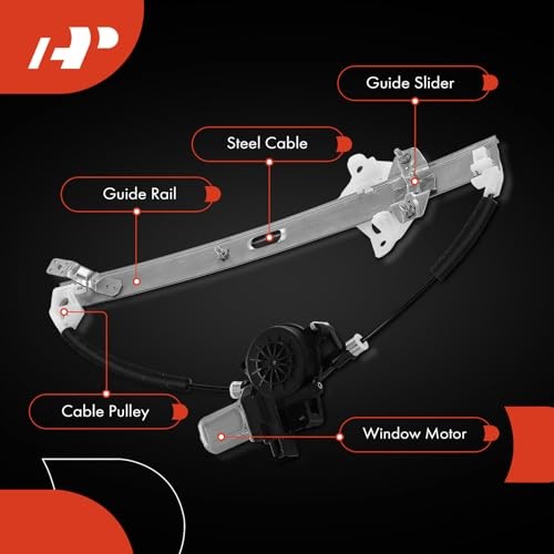 Front Right Passenger Side Electric Power Window Regulator with Motor