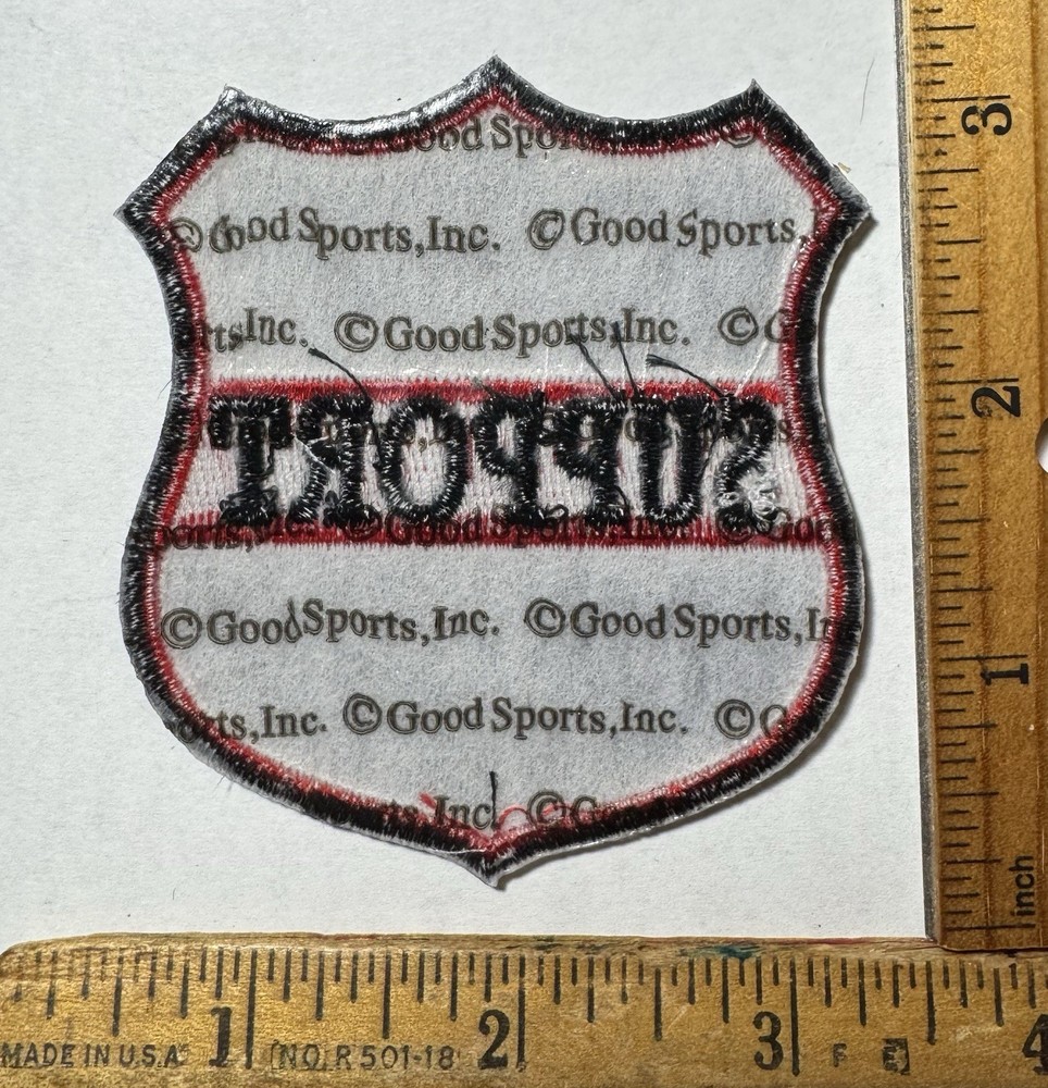 Support Firefighters Thin Red Line Iron On Patch Fire Department Rescue