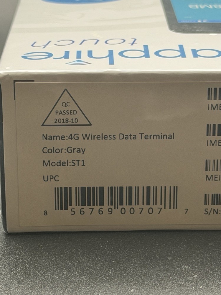 Sapphire Touch International Mobile Hotspot 4G Wireless Data Terminal & Battery