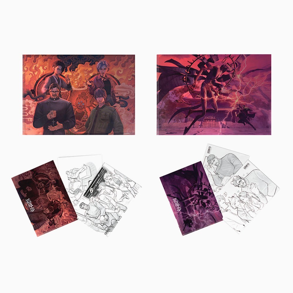 Animation MD [ Exorcism Chronicles 퇴마록 ] A4 Folder Set A4 홀더 세트 (SOONE321)
