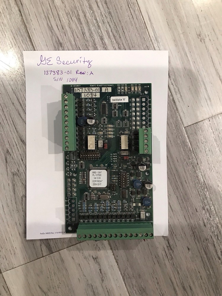 GE SECURITY 137383-01 REMOTE READER PCB BOARD CARD MODULE - PREOWNED
