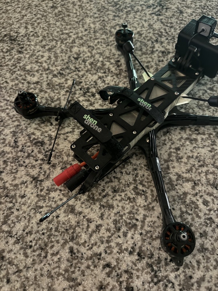 FPV DRONE Shendrones 7" Legato 6s long-range, *waterproof* drone, includes props