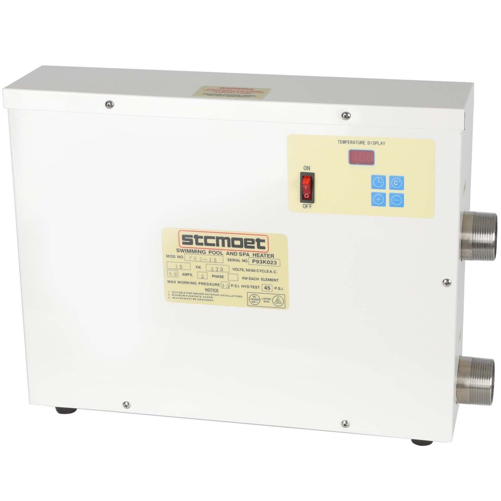 15KW Water Thermostat Heater for Swimming Pool Pond SPA Electric Water Heater