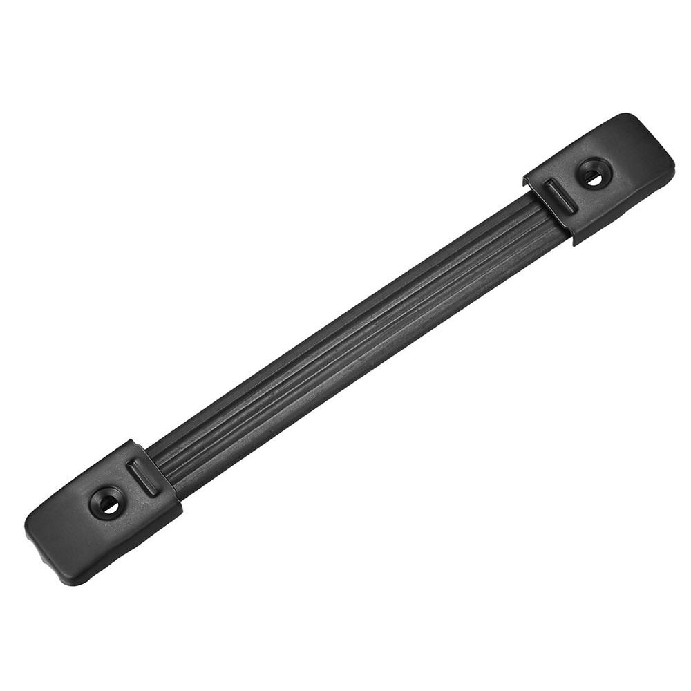 Speaker Audio Handle Pull Cabinet Grasp Strap Style with Metal End Caps Black