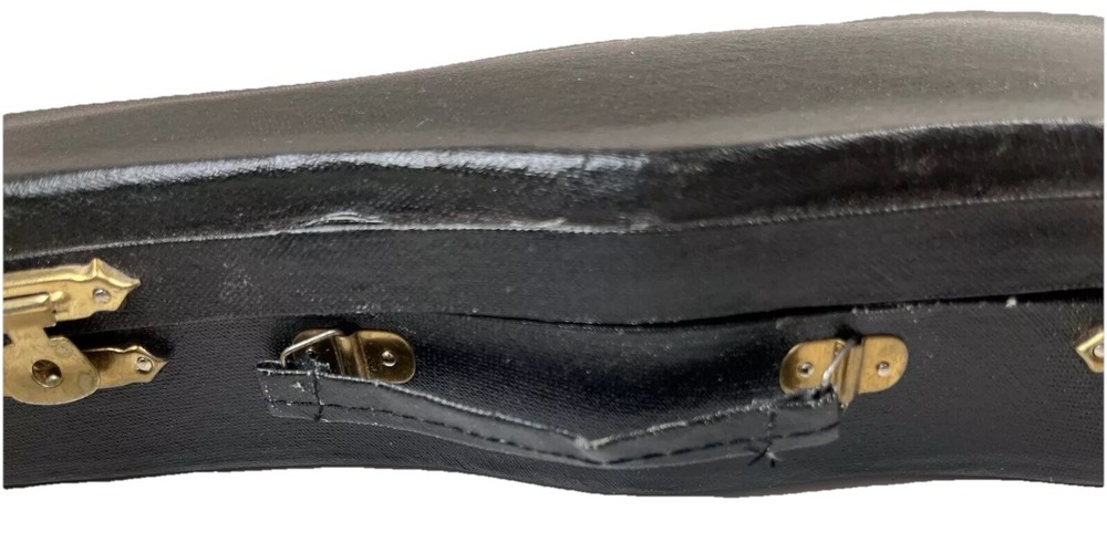 8” Miniature Violin with Bow & Fitted Lined Case •Flip Close w/Handle