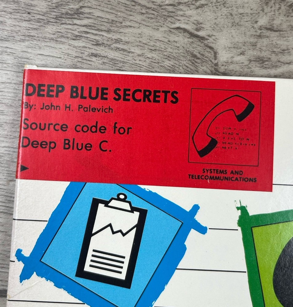 DEEP BLUE SECRETS - Atari 400/800 Computer APX-20179 Software (NO DISK)