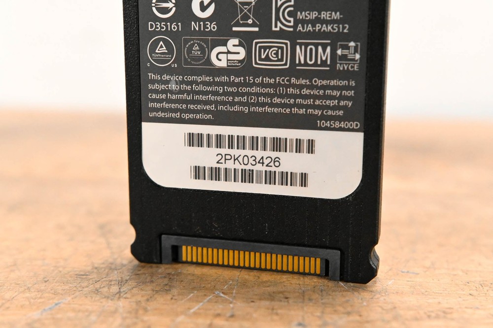 AJA PAK512 SSD Module for Ki Pro Systems CG01WD8
