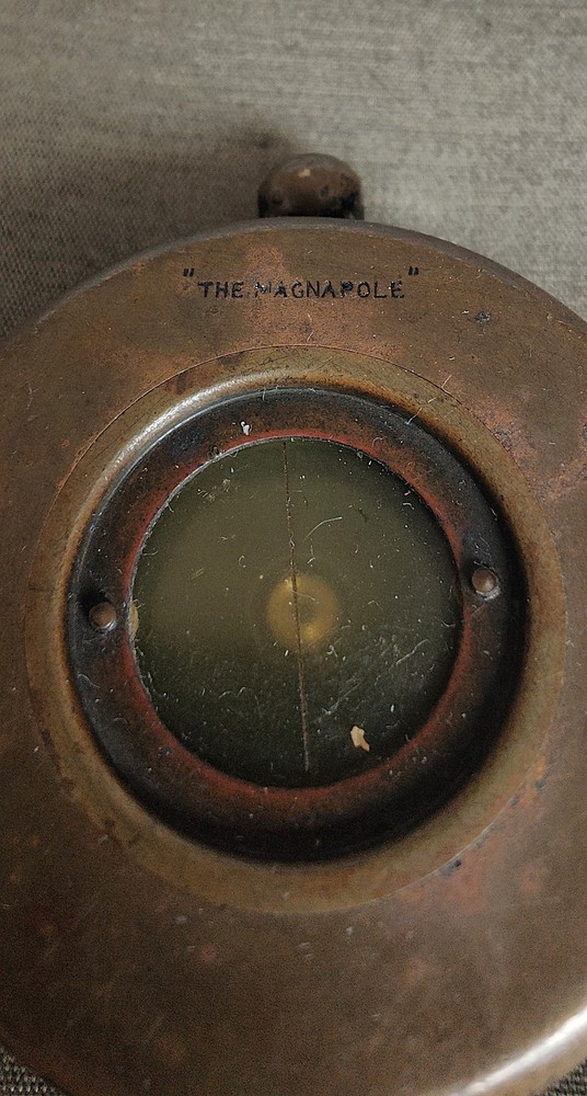 WWI British Army Brass Marching Compass - Magnapole