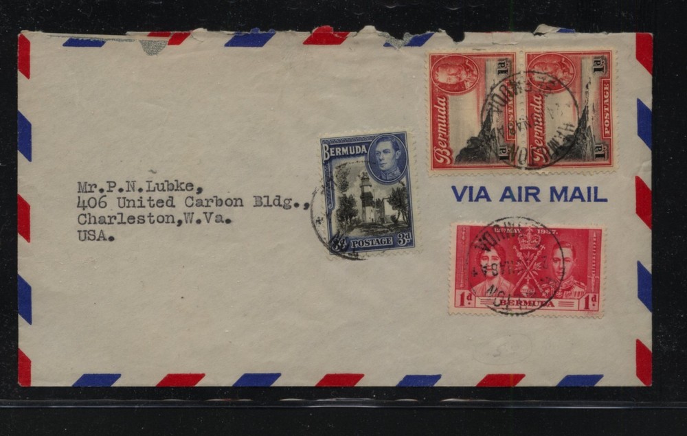 Bermuda   nice   franking  airmail  cover        MS0410