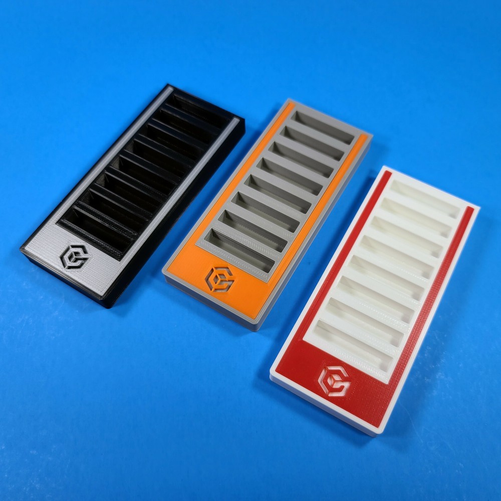Custom GameCube Memory Card Holder Organizer Storage Tray 3D Printed Many Colors