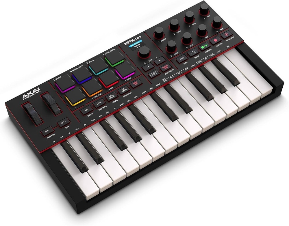 MPK Mini IV USB-C MIDI Keyboard Controller for Beginners and Producers - MPC ...