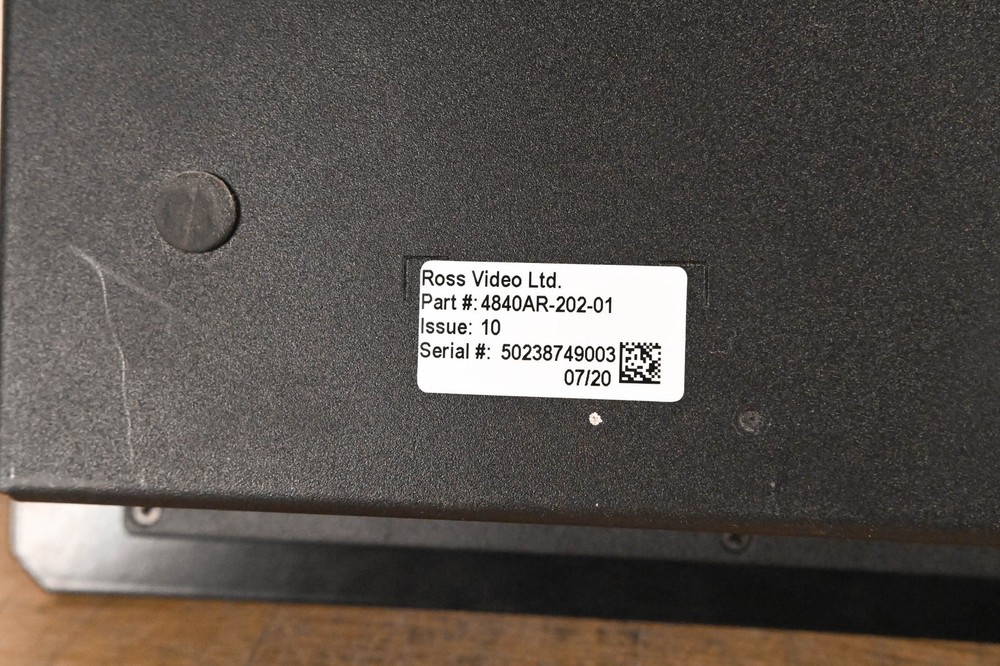 Ross CB9 Carbonite Black 9 Control Panel CG01VUH