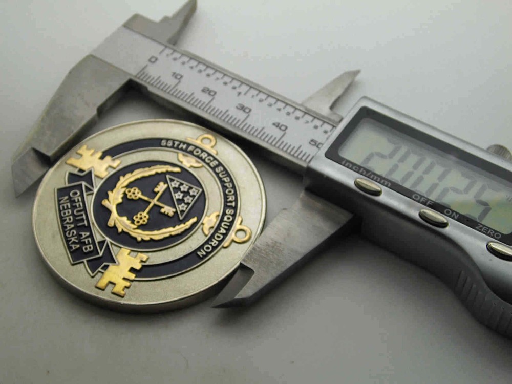 55TH FORCE SUPPORT SQUADRON OFFUTT AFB NEBRASKA CHALLENGE COIN