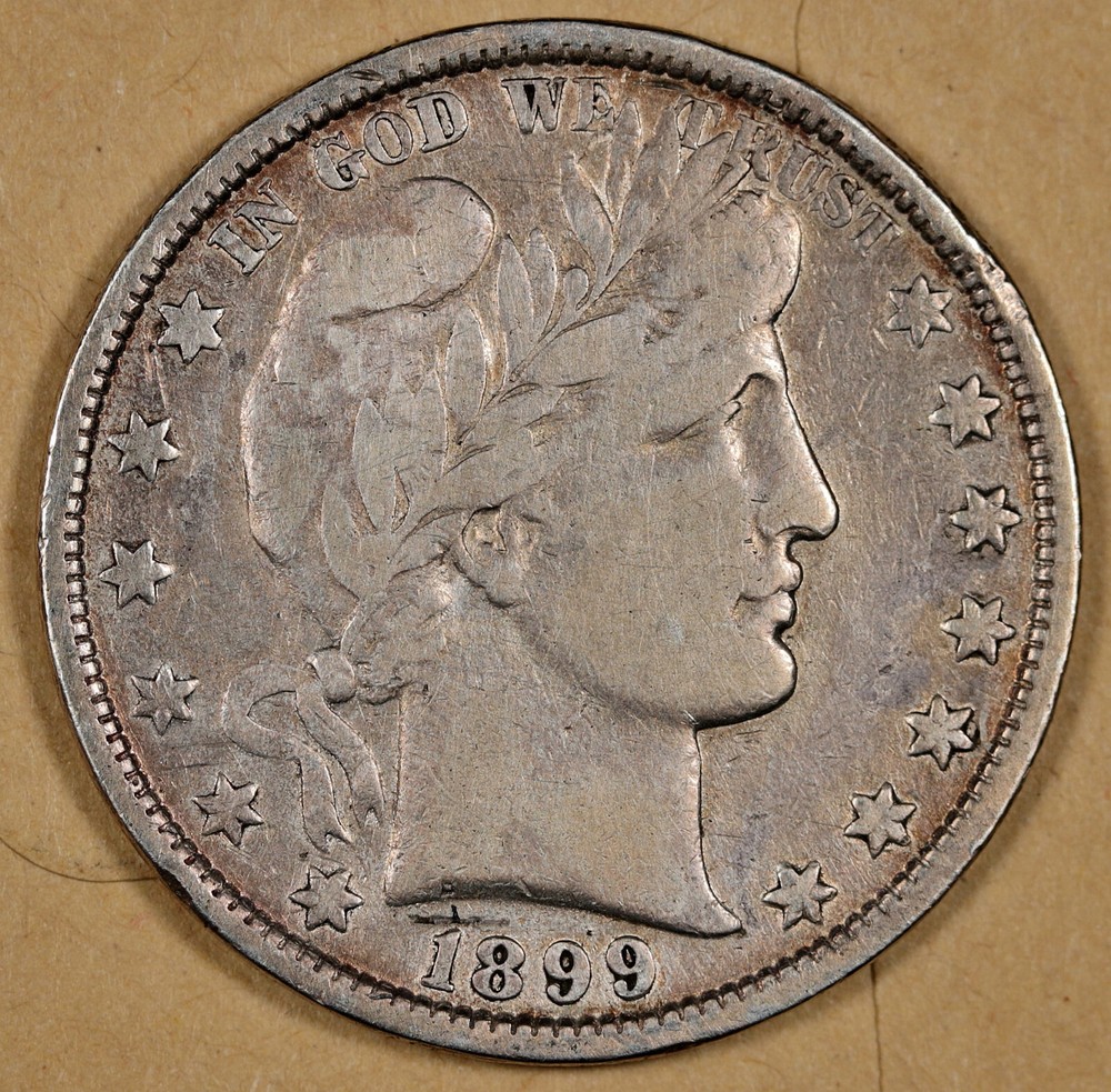 1899 Barber Half.  Fine.  195523