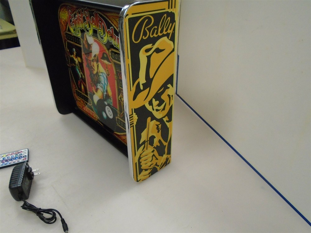 Bally Eight Ball Deluxe Pinball Head LED Display light box