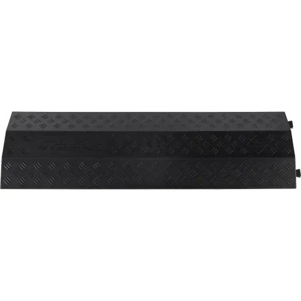 1-Channel Drop Over Cable Protector, 18,000 lbs. Capacity, Black