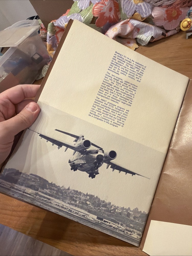 Boeing YC-14 AMST Aircraft Advertizing Brochure