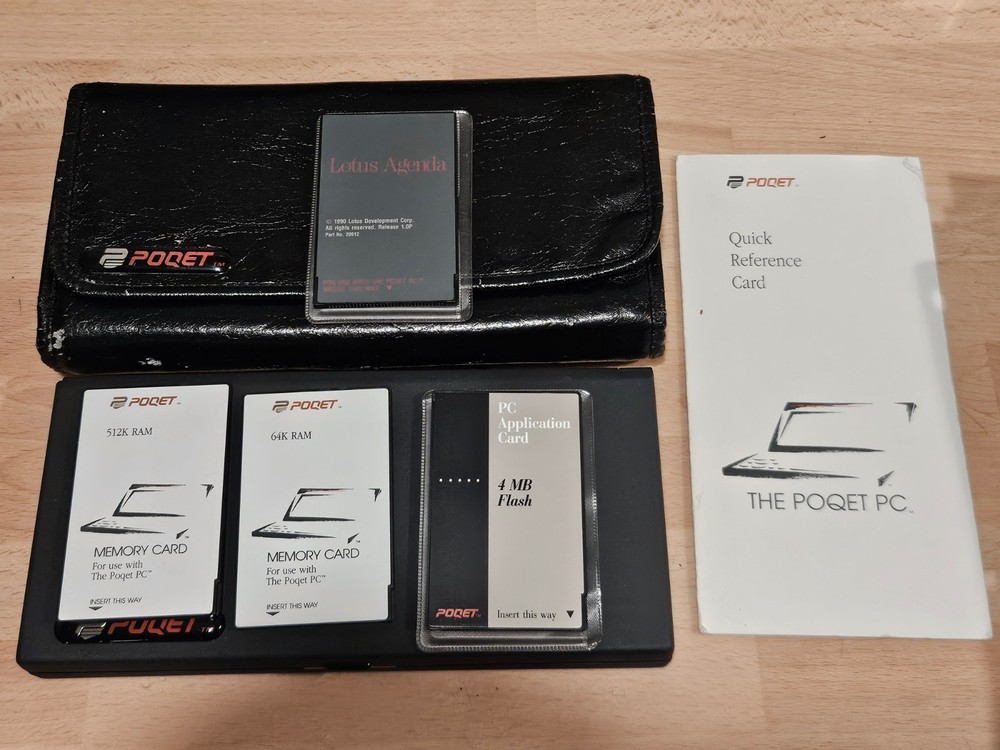 Poqet PC Model 0164, many accessories, some issues with display