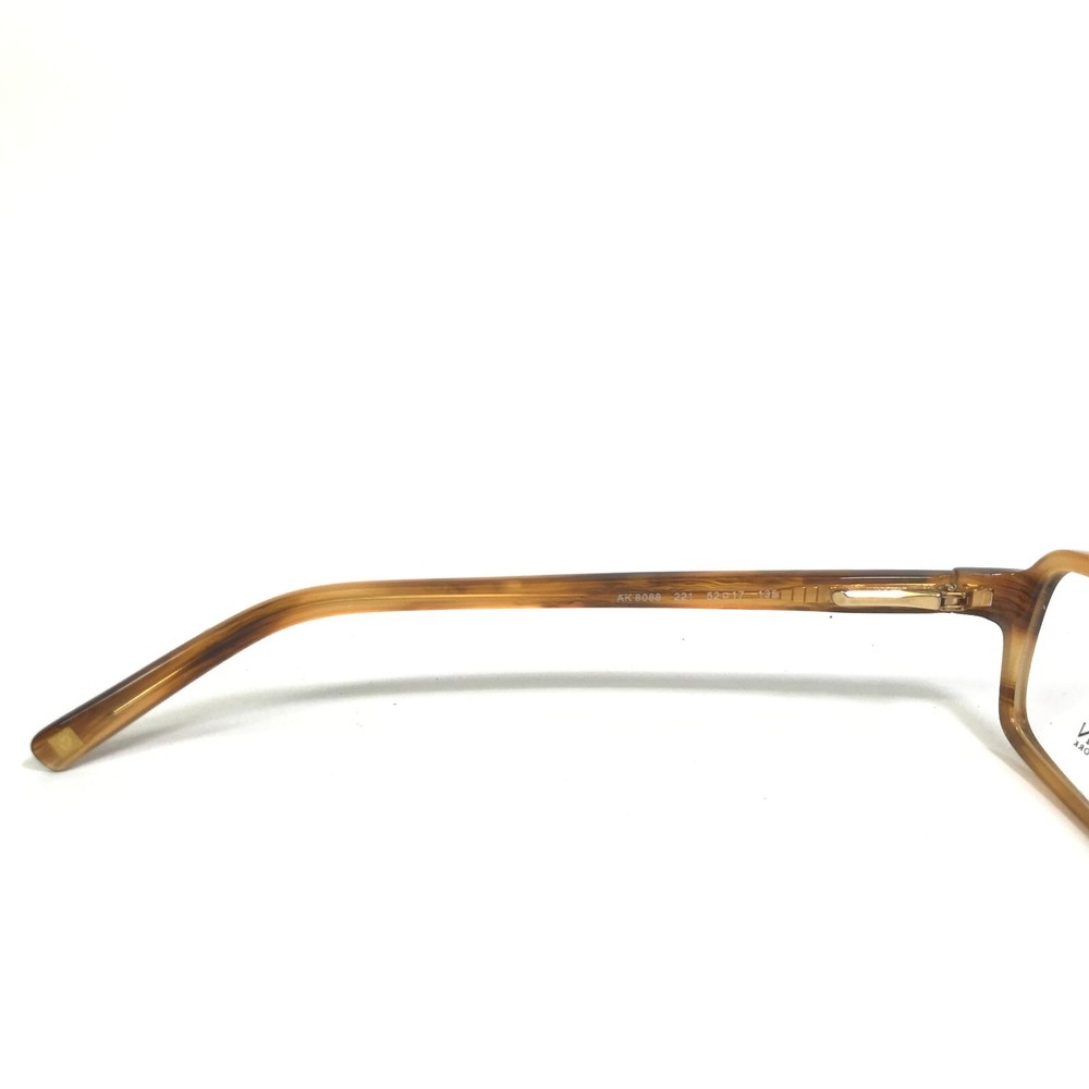 Anne Klein Eyeglasses Frames AK 8088 221 Brown Horn Rectangular 52-17-135