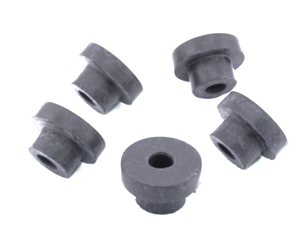 5/8" Hole Silicone Rubber Step Bushing Firewall Pass-Through 5/16" ID x 1" OD