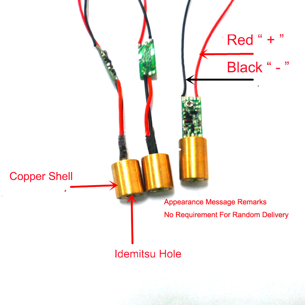 650nm 100mW Red Light Dot Cross Line Fixed Focus Laser Module Marking Locator