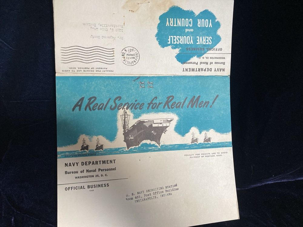 U. S. Navy Recruiting Mailer 1951