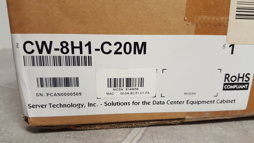 NEW Server Technology Switched CDU CW-8H1-C20M