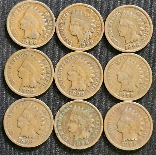 Indian Head Cent 1898