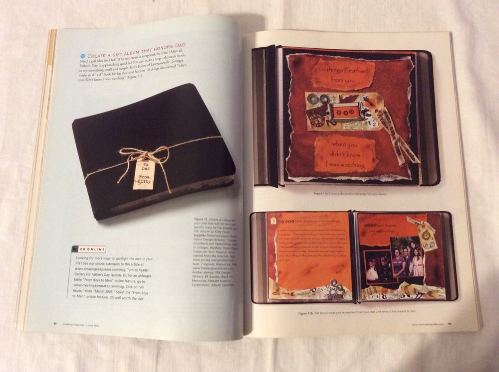 Vintage Creating Keepsakes Scrapbook Magazine June 2004