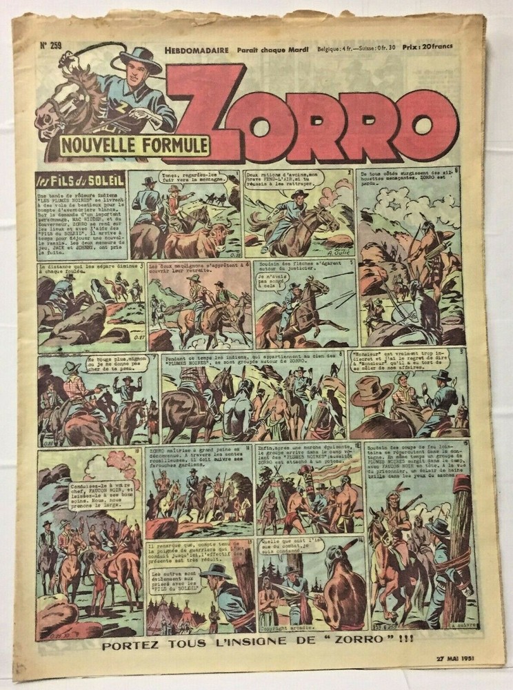 ZORRO - May 27, 1951 - No. 259
