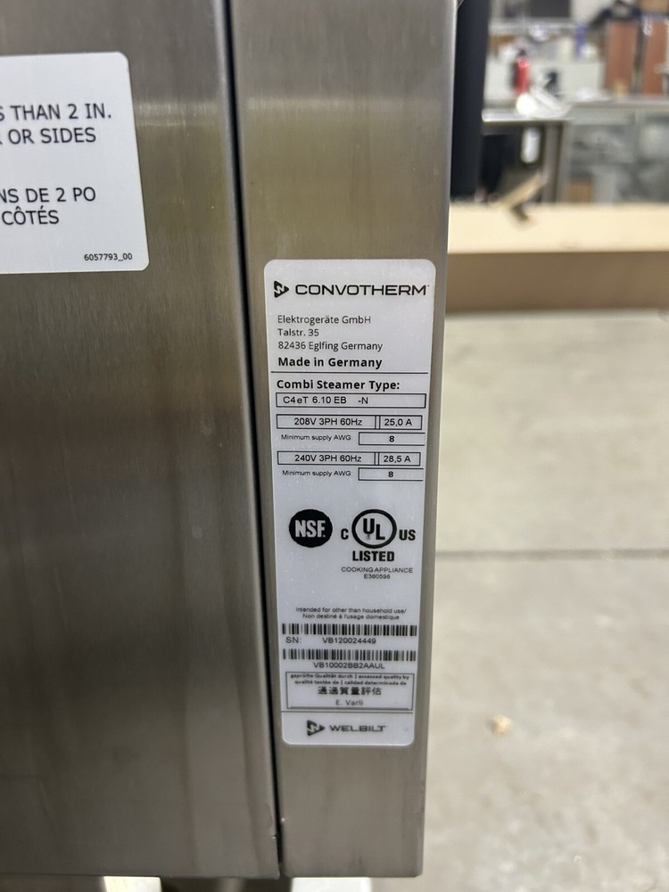CONVOTHERM Combi Oven Double Stack With Hood